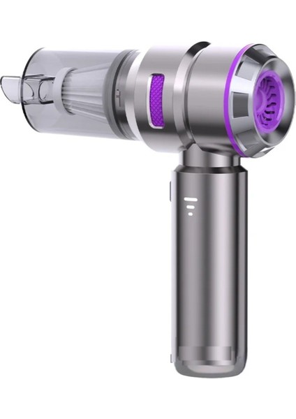 17000 Pa 100 Watt Yüksek Üfleme ve Çekme Güçü ile Kablosuz Şarjlı Araç Süpürge 6000 Amper Batarya Çanta Hediyeli