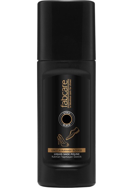 3 Adet Fabcare Ayakkabı Boyası Likit Siyah fiyatları