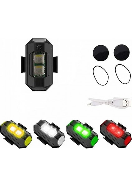 Flaşör LED Ikaz Lambası 7 Renkli