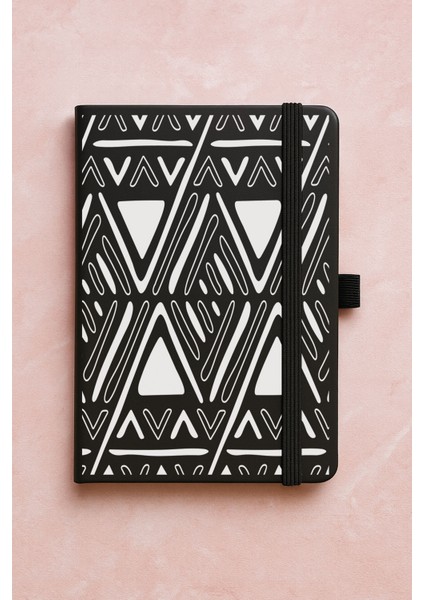 Promosyon Tarihsiz Premium Termo Defter Desenli 192 Yaprak - Üçgen