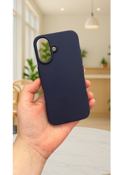 iPhone 16 Plus - Silikon Darbe Emici Klasik Korumalı Rubber Kılıf