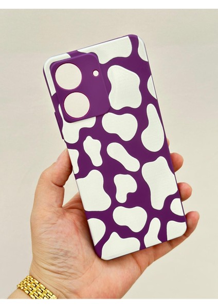 Redmi 13C-MİLKA Desenli Lansman Kamera Korumalı Yumuşak Silikon Rubber Kılıf