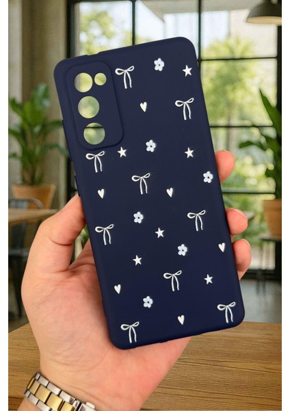 Samsung Galaxy S20 Fe - Mini Fiyonk Desenli Silikon Darbe Emici Klasik Korumalı Rubber Kılıf