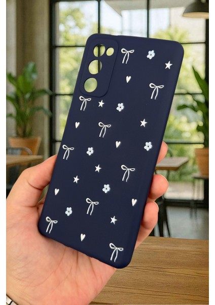 Samsung Galaxy S20 Fe - Mini Fiyonk Desenli Silikon Darbe Emici Klasik Korumalı Rubber Kılıf modelleri