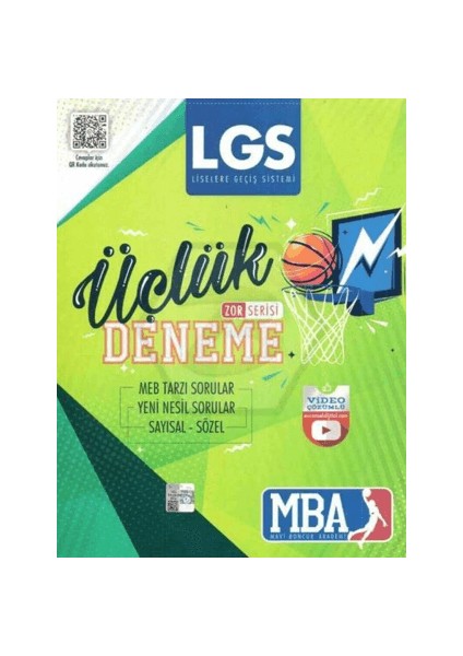 8. Sınıf Lgs Zor Serisi Video Çözümlü Üçlük Deneme