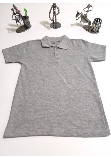 unisex Çocuk Genç Polo Yaka Kısa Kol Okul Günlük Tişört, Nefes Alabilen Kumaş fiyatları