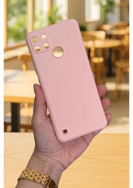 Realme C21Y ve C25Y - Silikon Darbe Emici Klasik Korumalı Rubber Kılıf