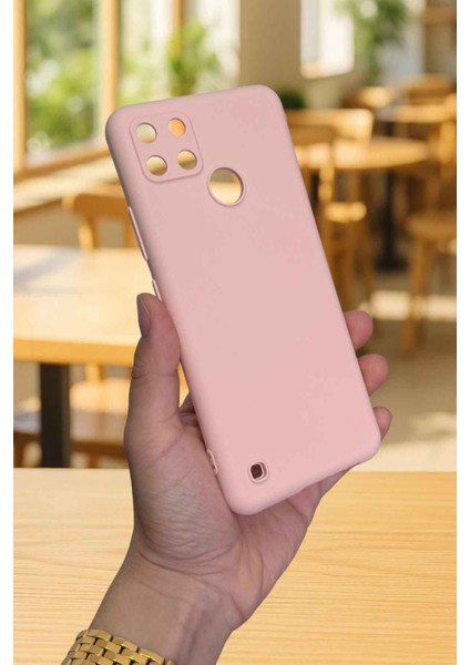 Realme C21Y ve C25Y - Silikon Darbe Emici Klasik Korumalı Rubber Kılıf modelleri
