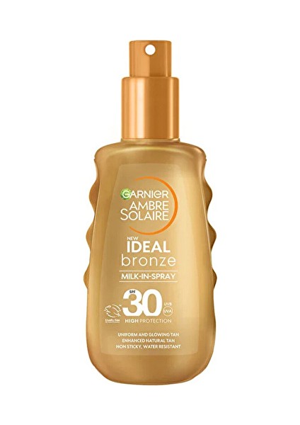 2 Adet Garnier Ambre Solaire Ideal Bronzluk Güneş Koruyucu Sprey Spf 30 150 ml
