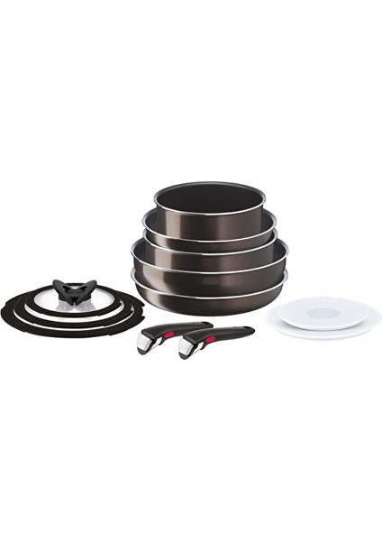 2 Adet Tefal Ingenio Xl Intense Titanium Set 12 Parça