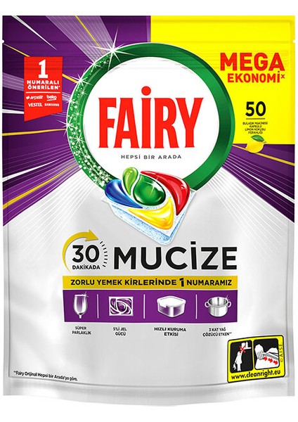 2 Adet Fairy Tablet Mucize 50'li fiyatları