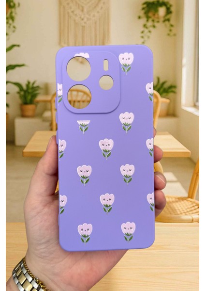 Xiaomi Redmi Note 14 Mini Lale Desenli Silikon Darbe Emici Klasik Korumalı Rubber Kılıf fiyatları