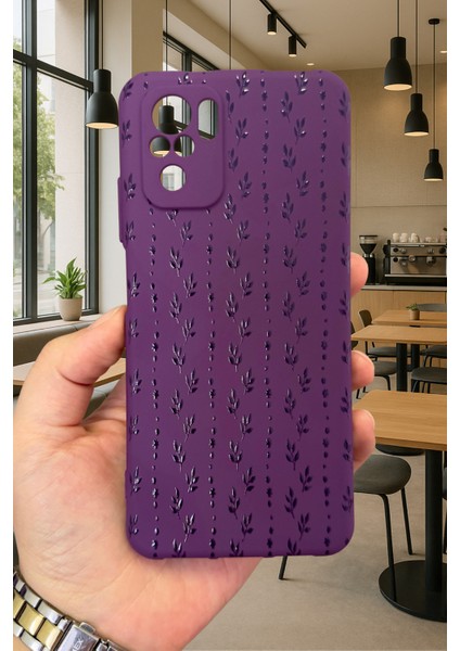 Xiaomi Redmi Note 10/10S Uyumlu Sarmaşık Desenli Silikon Darbe Emici Klasik Korumalı Rubber Kılıf fiyatları