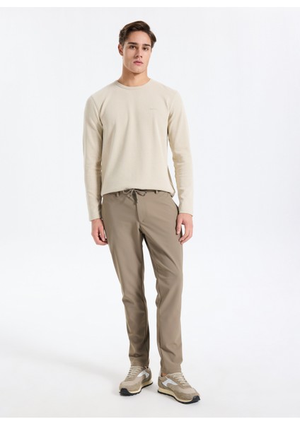 Gmg Fırenze Normal Bel Normal Paça Jogger Bej Erkek Pantolon GU25MFW01012 fiyatları