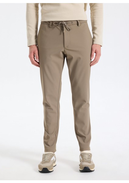 Gmg Fırenze Normal Bel Normal Paça Jogger Bej Erkek Pantolon GU25MFW01012 modelleri