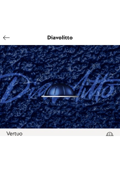 Diavolitto Vertuo Kapsül Kahve 10 Lu (Vertuo Makineler Için Uygundur)