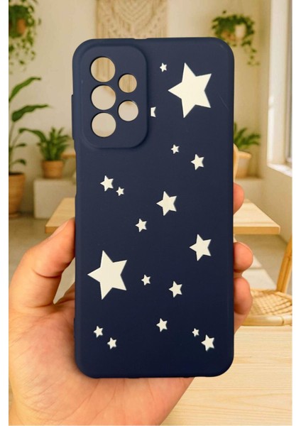 Samsung Galaxy A23 Uyumlu Mini Yıldız Desenli Silikon Darbe Emici Klasik Korumalı Rubber Kılıf fiyatları