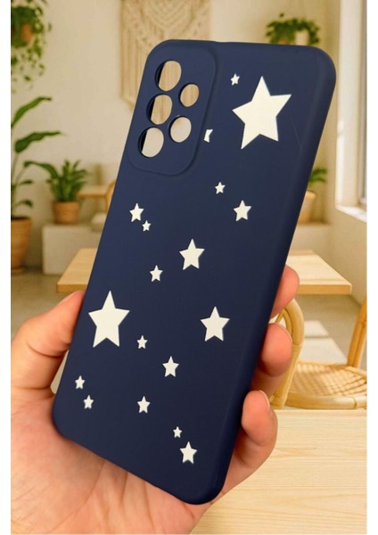 Samsung Galaxy A23 Uyumlu Mini Yıldız Desenli Silikon Darbe Emici Klasik Korumalı Rubber Kılıf fırsatları