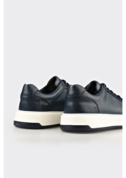 Lacivert Deri Erkek Spor Ayakkabı indirimleri