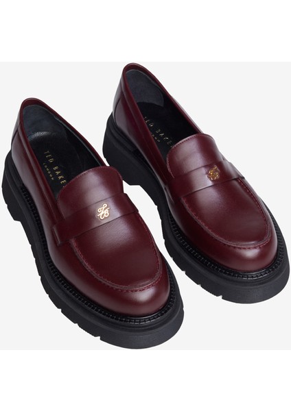 Bordo Kadın Loafer Z10109 fırsatları