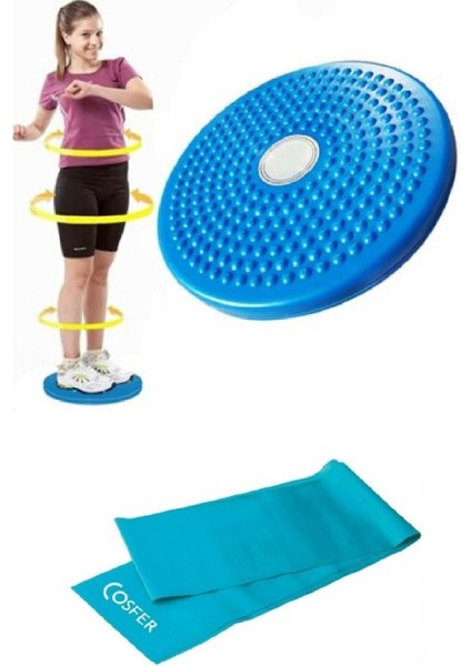 Bel Inceltici Yağ Yakıcı Selülit Giderici Tüm Vücut Egzersiz Spor Aleti Pilates Bandı