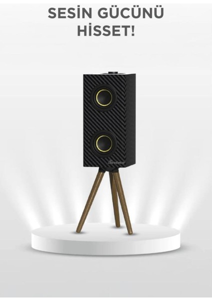 Kablosuz Hoparlör 24W Çift Sürücü, 3000MAH Batarya, Taşınabilir Ayaklı Speaker fiyatları