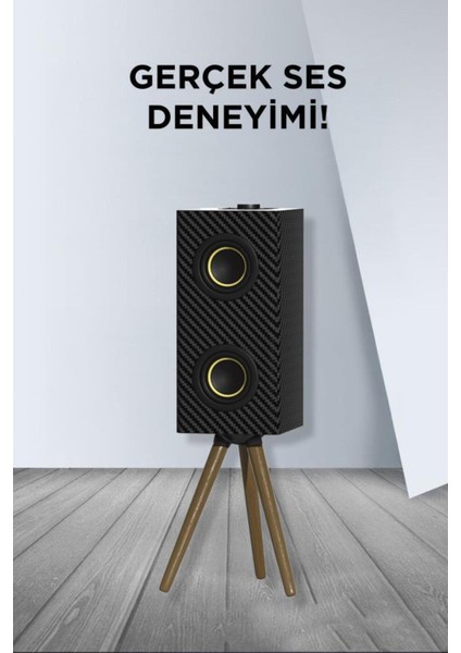 Kablosuz Hoparlör 24W Çift Sürücü, 3000MAH Batarya, Taşınabilir Ayaklı Speaker fırsatları