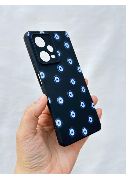 Xiaomi Redmi Note 12 Pro 5g Nazar Boncuk Desenli Silikon Darbe Emici Klasik Korumalı Rubber Kılıf fırsatları