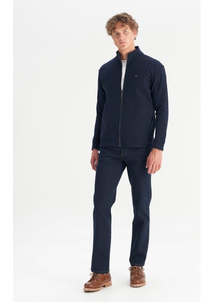 Dik Yaka Lacivert Erkek Sweatshırt W2520533410 Lacivert Sweatshirt fiyatları