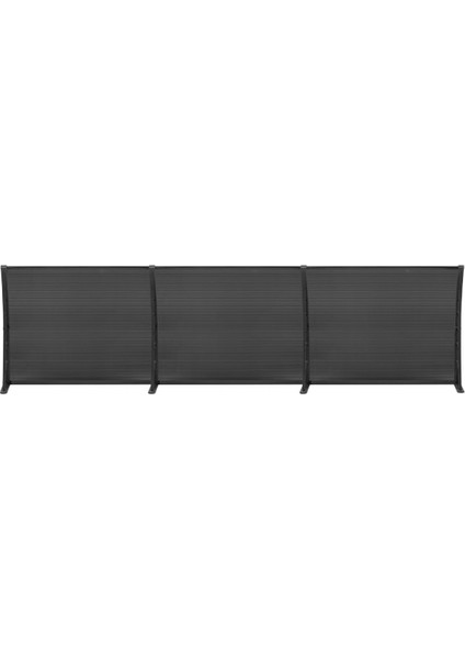 Lotus Kapı Pencere Üstü Pratik Sundurma 70X360 - Siyah fiyatları