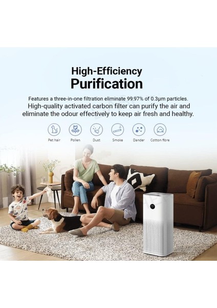 Mi Air Purifier 4 Pro Hava Temizleme Cihazı - Etkili Alan Performansı + Hava Nemlendirici fiyatları
