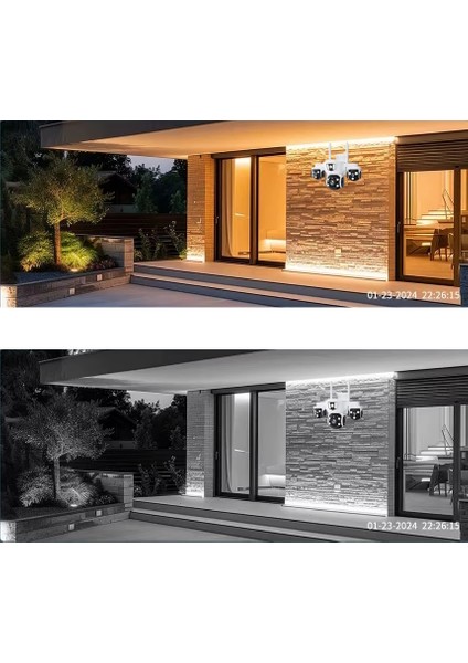 V380PRO 18MP Wifi (6mp+6mp+6mp) 3 Kameralı Gece Görüş Sesli Türkçe Mpia Mizu indirimleri