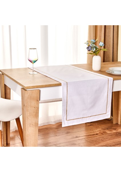 Soft Stripe Runner - Ekru - 45X150 cm