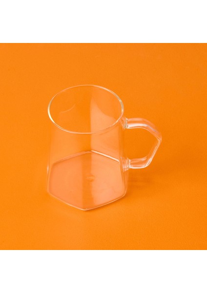 Star Altı Geniş Kulplu Bardak - Şeffaf - 350 ml modelleri