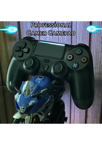 Deluxe Ps4 ve Pc Uyumlu Bluetooth Gamepad – Kablosuz Siyah Oyun Kolu & Joystick fırsatları