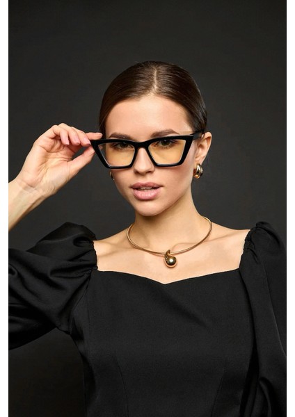 Cat Eye Kesim Popüler Kadın Mavi Işık Koruyucu Optik Uyumlu fiyatları