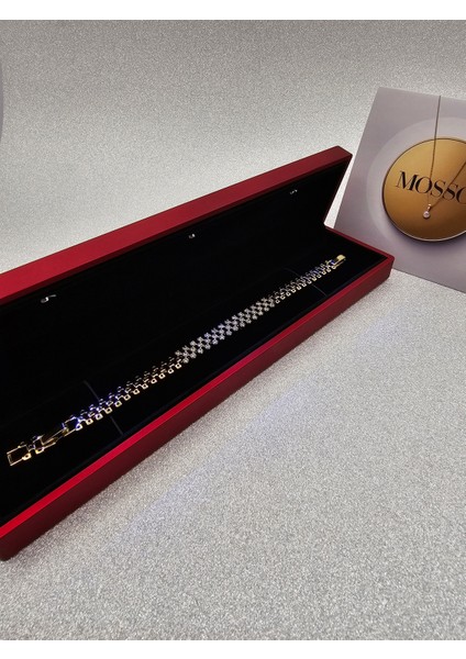 Xuping Hasır Model Zirkon Taş Detaylı Çelik Bileklik fiyatları