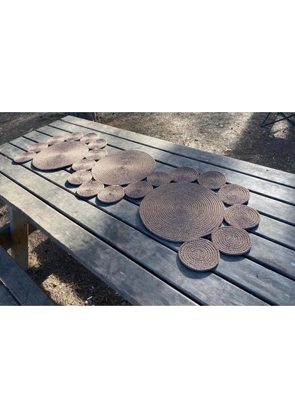 Jüt, Hasır, Dekoratif Masa Örtüsü, Runner, Amerikan Servis, Sehpa Örtüsü modelleri