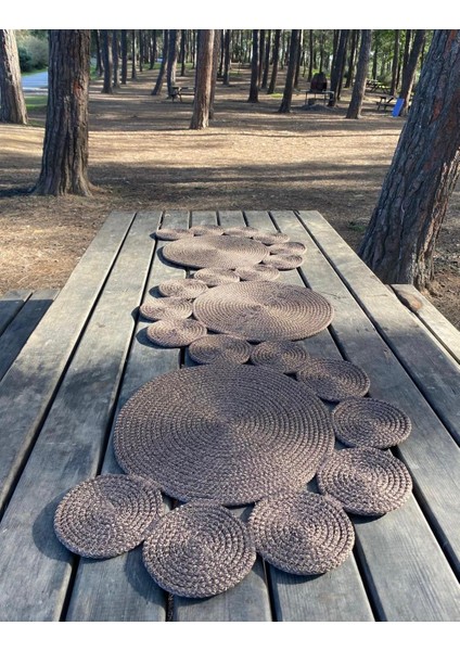 Jüt, Hasır, Dekoratif Masa Örtüsü, Runner, Amerikan Servis, Sehpa Örtüsü indirimleri