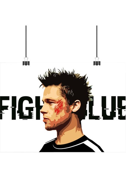 Brad Pitt Poster6 - Retro Duvar Dekoru