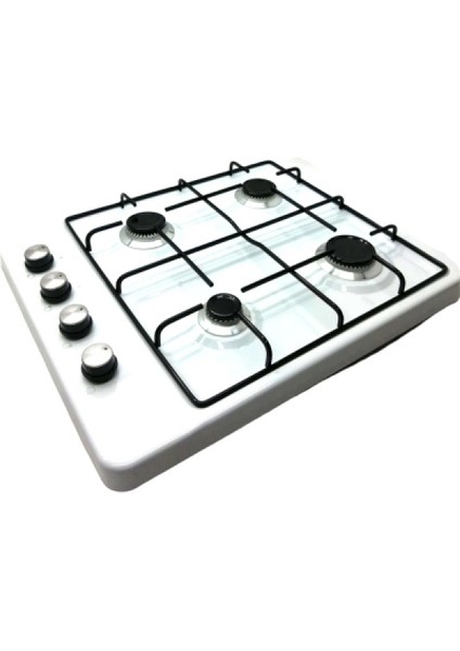 4lü Doğalgazlı Beyaz N.g Set Üstü Ocak (5324)