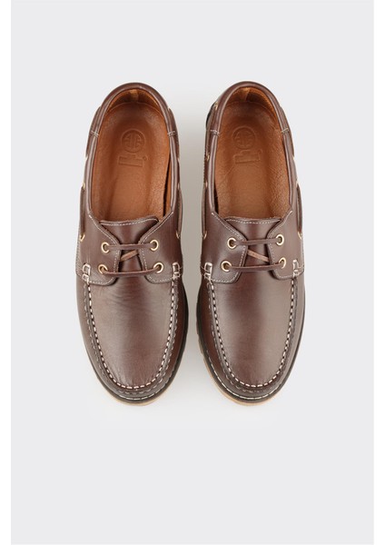 Kahve Deri Erkek Günlük Ayakkabı fırsatları
