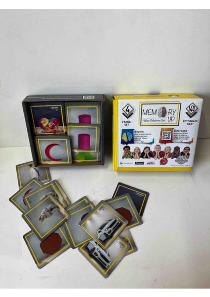 Hafıza Geliştirme ve Eşleştirme Seti Resimli 140 Kart Eşini Bul Oyunu fiyatları
