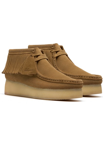 Süet Kahve Kadın Bot Wbwedge Fringe fırsatları