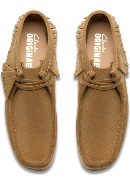 Süet Kahve Kadın Bot Wbwedge Fringe indirimleri