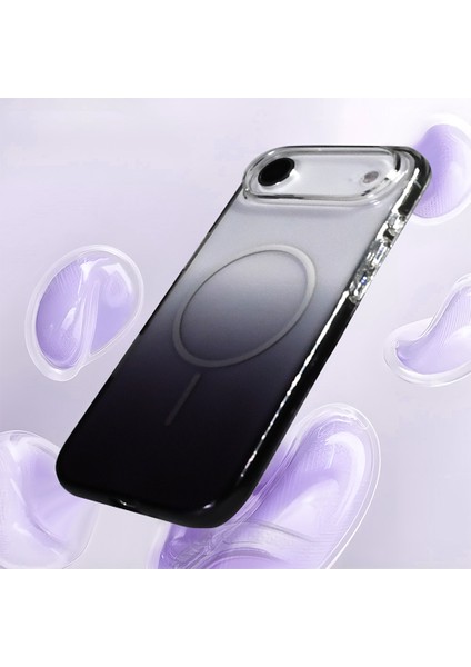 Iphone 17 Air Uyumlu Kılıf Renk Geçişli Magsafe Hızlı Şarj Destekli Ince Sert Pc Kapak indirimleri