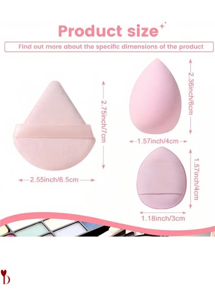 14 Parça Kavanoz Kutulu Makyaj Sünger Seti indirimleri