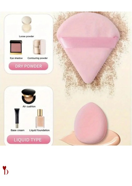 14 Parça Kavanoz Kutulu Makyaj Sünger Seti