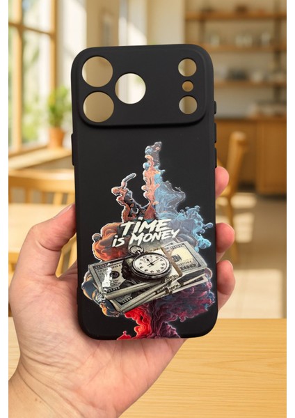 iPhone 17 Pro Max Uyumlu Tıme Is Money Silikon Darbe Emici Klasik Korumalı Rubber Kılıf fiyatları