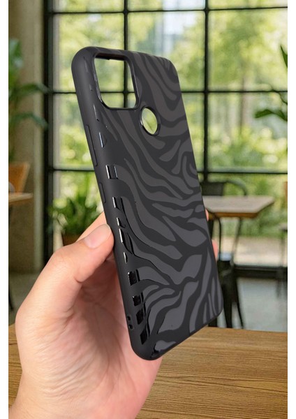 Realme C25S Uyumlu Zebra Desenli Silikon Darbe Emici Klasik Korumalı Rubber Kılıf fırsatları